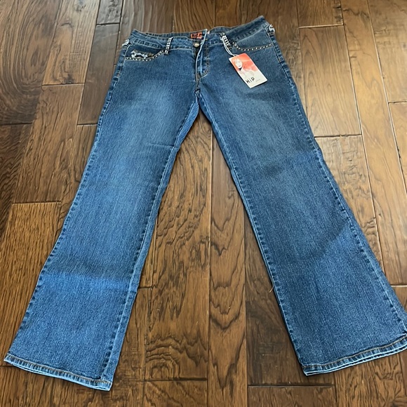 Cute Camo jeans with rhinestones trim size 11 - Picture 1 of 4